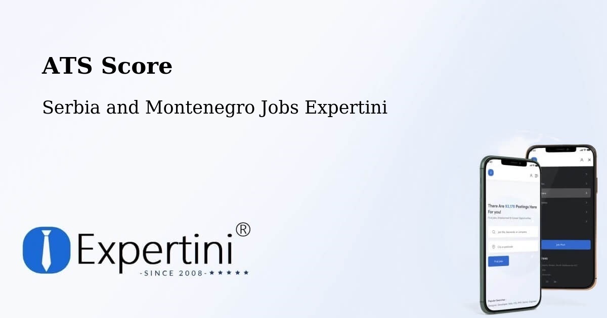 Resume ATS Score & Job Description Match Tool – Brampton - Serbia and Montenegro Jobs Expertini