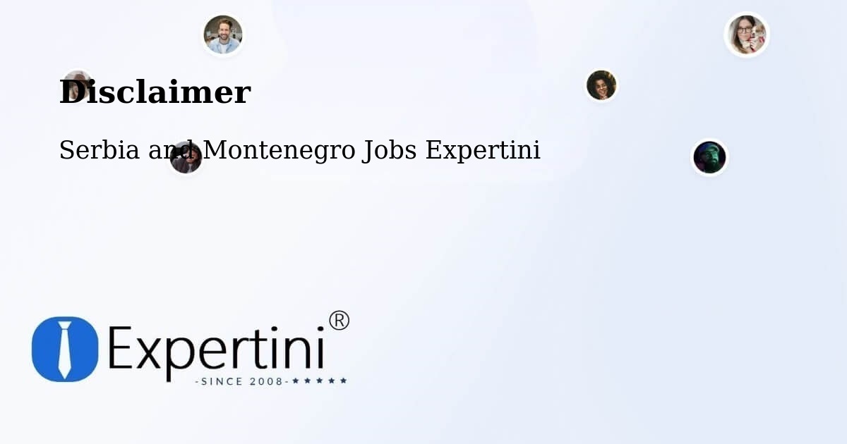 Disclaimer – Brampton - Serbia and Montenegro Jobs Expertini