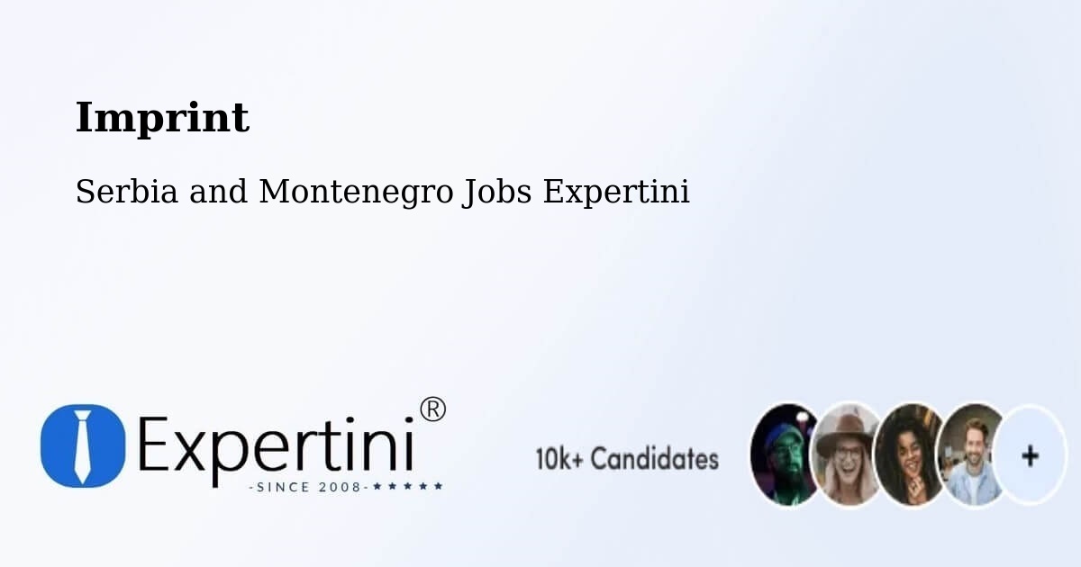 Imprint – Brampton - Serbia and Montenegro Jobs Expertini